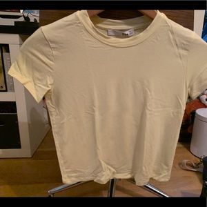 Wilfred Free Cropped Yellow Tee